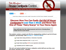 Tablet Screenshot of housecentipedecontrol.com